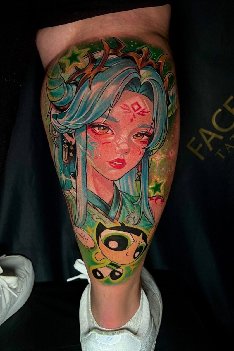 face2face tattoo studio braunschweig anime girl tattoo